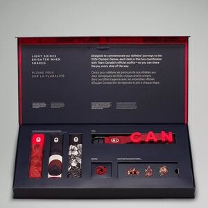 NEW RARE Lululemon Olympics Paris 2024 Team Canada Collector's Box COC Logo
